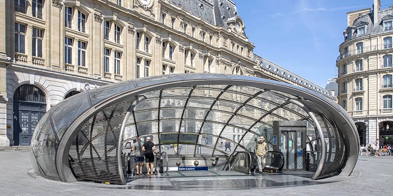 Métro Saint-Lazare [3][12][13][14]